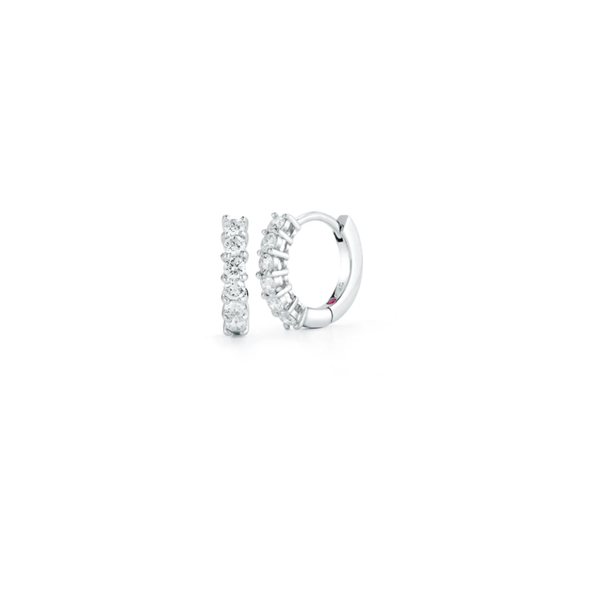 Roberto Coin Perfect Huggy Diamond Earrings