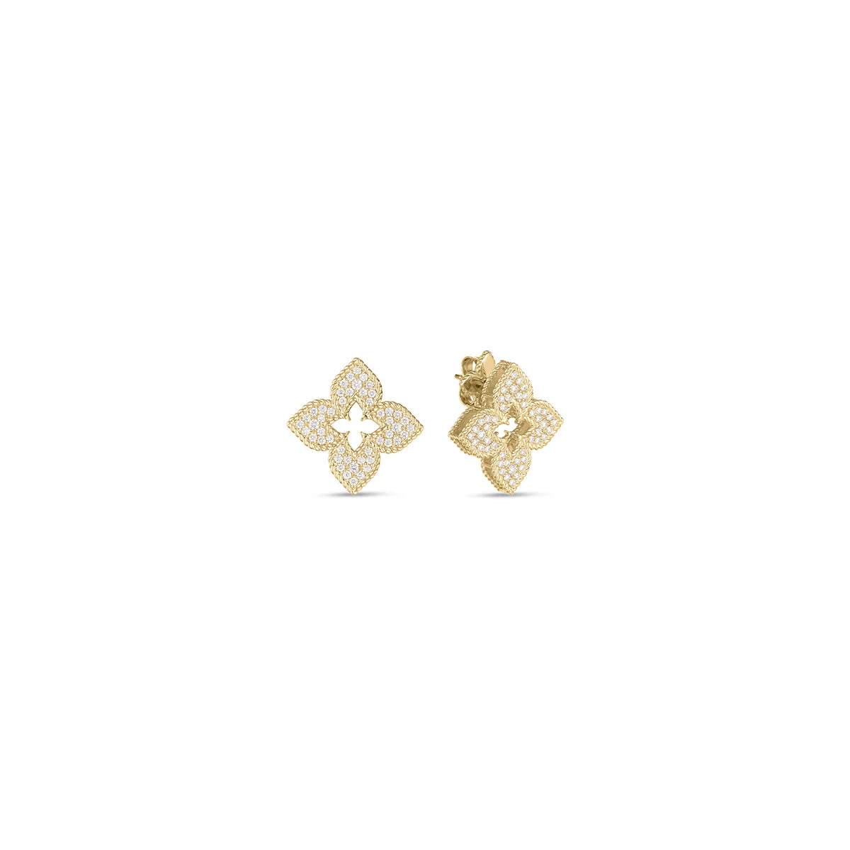Roberto Coin Venetian Princess Pave Earrings
