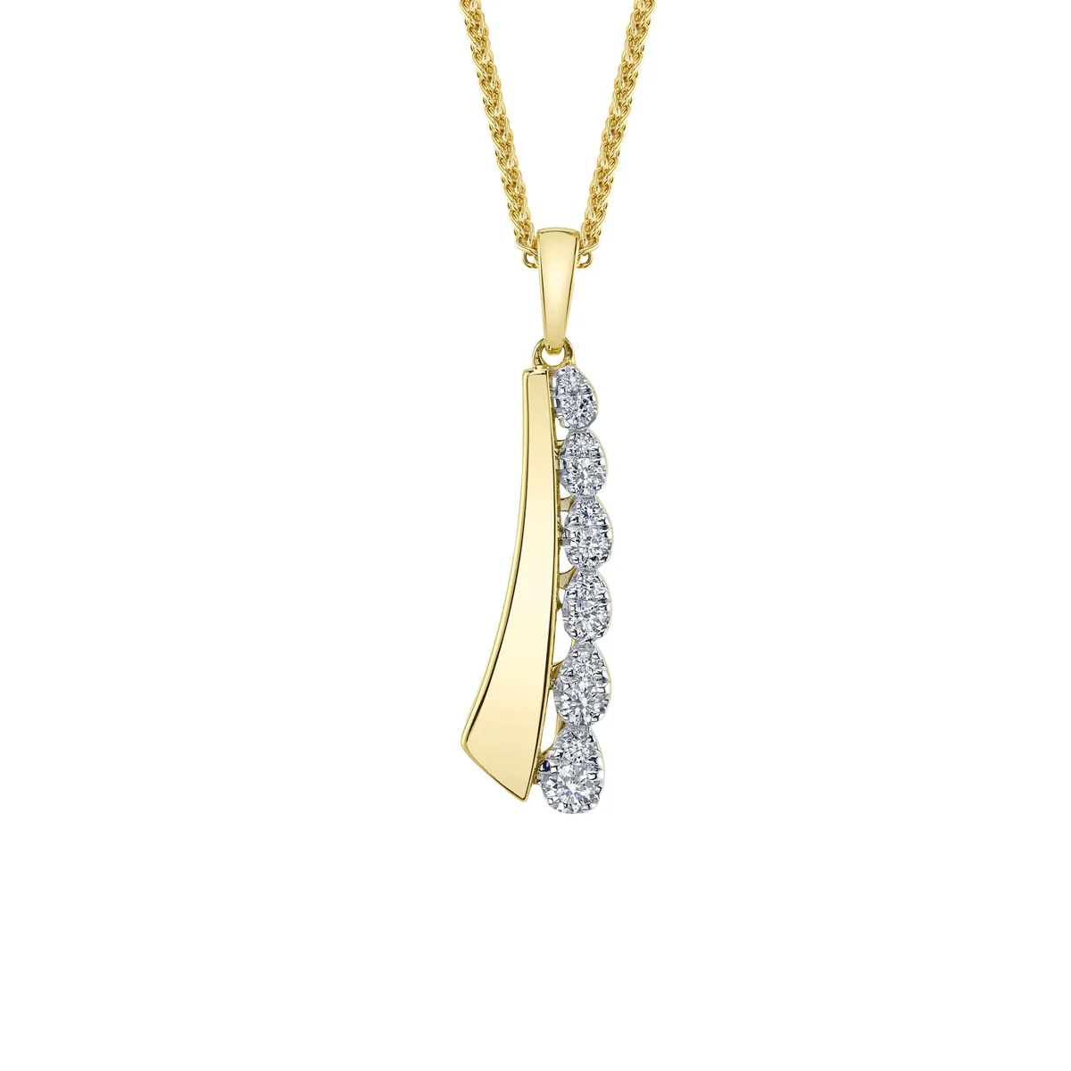 Shy Creation Kate Diamond Chopin Chain Necklace