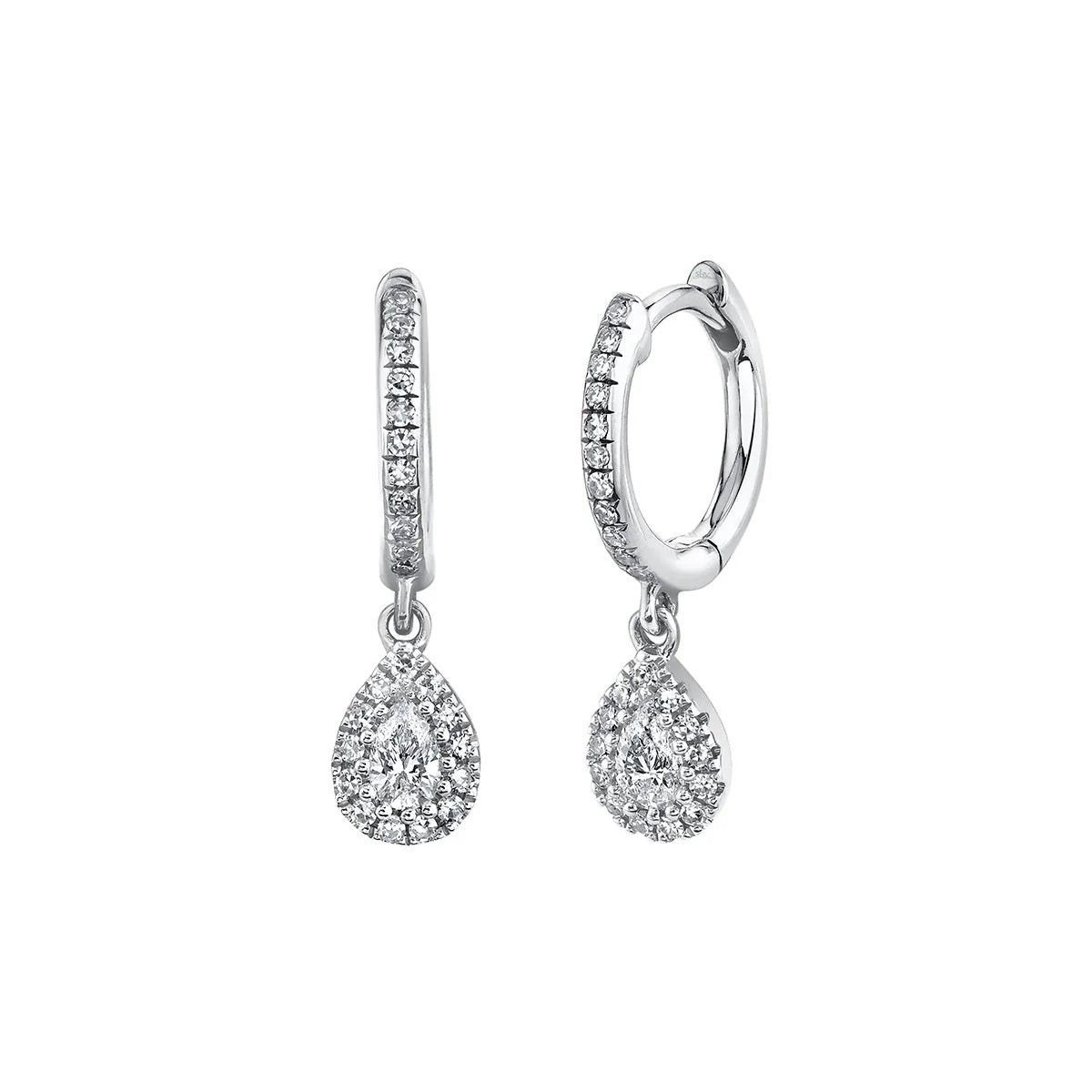 Shy Creation Diamond Pear Earring
