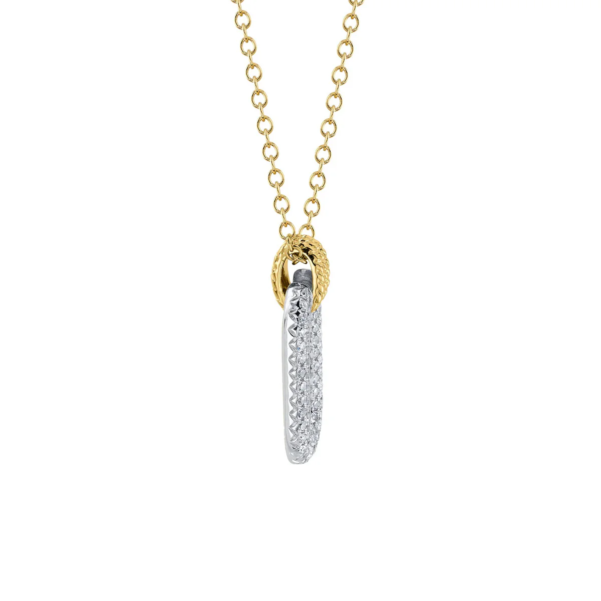 Shy Creation Kate Two-Tone Diamond Necklace - Image 2