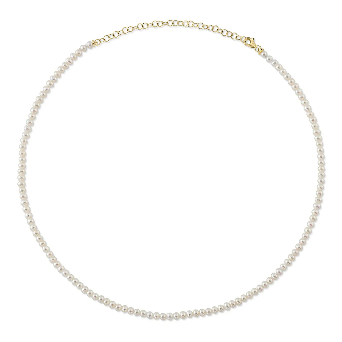 Shy Creation Jackie Cultured Pearl Tennis Necklace
