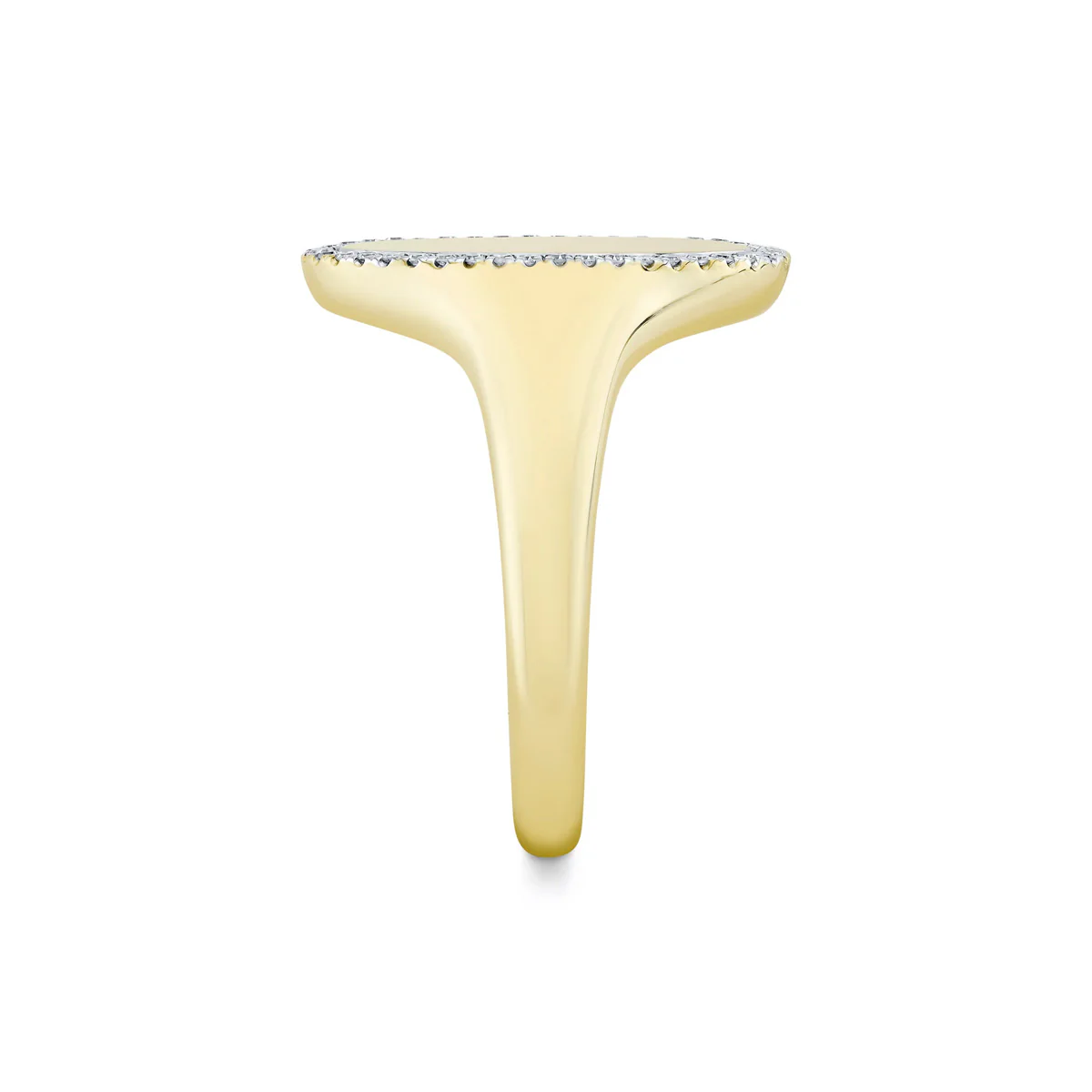 Shy Creation Kate Diamond Oval Ring - Image 2
