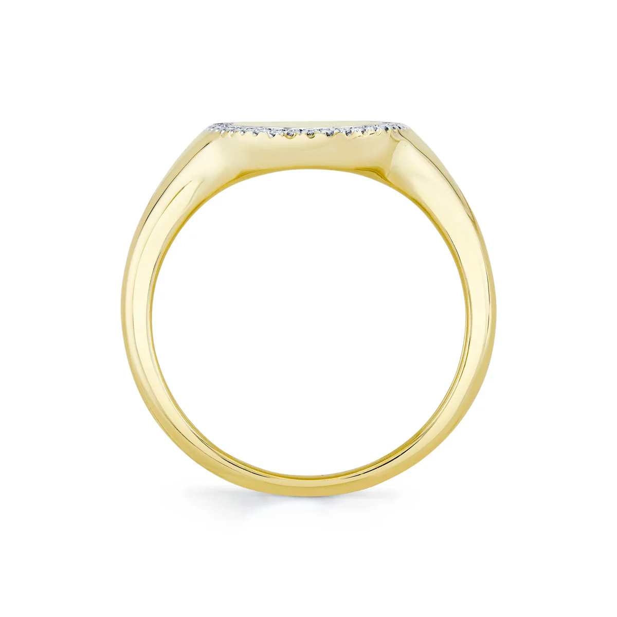 Shy Creation Kate Diamond Oval Ring - Image 3