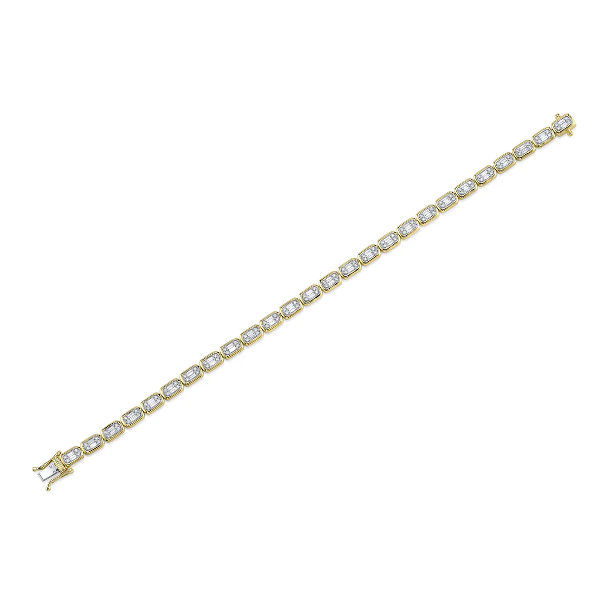 Shy Creation Aleera Diamond Baguette Tennis Bracelet - Image 2