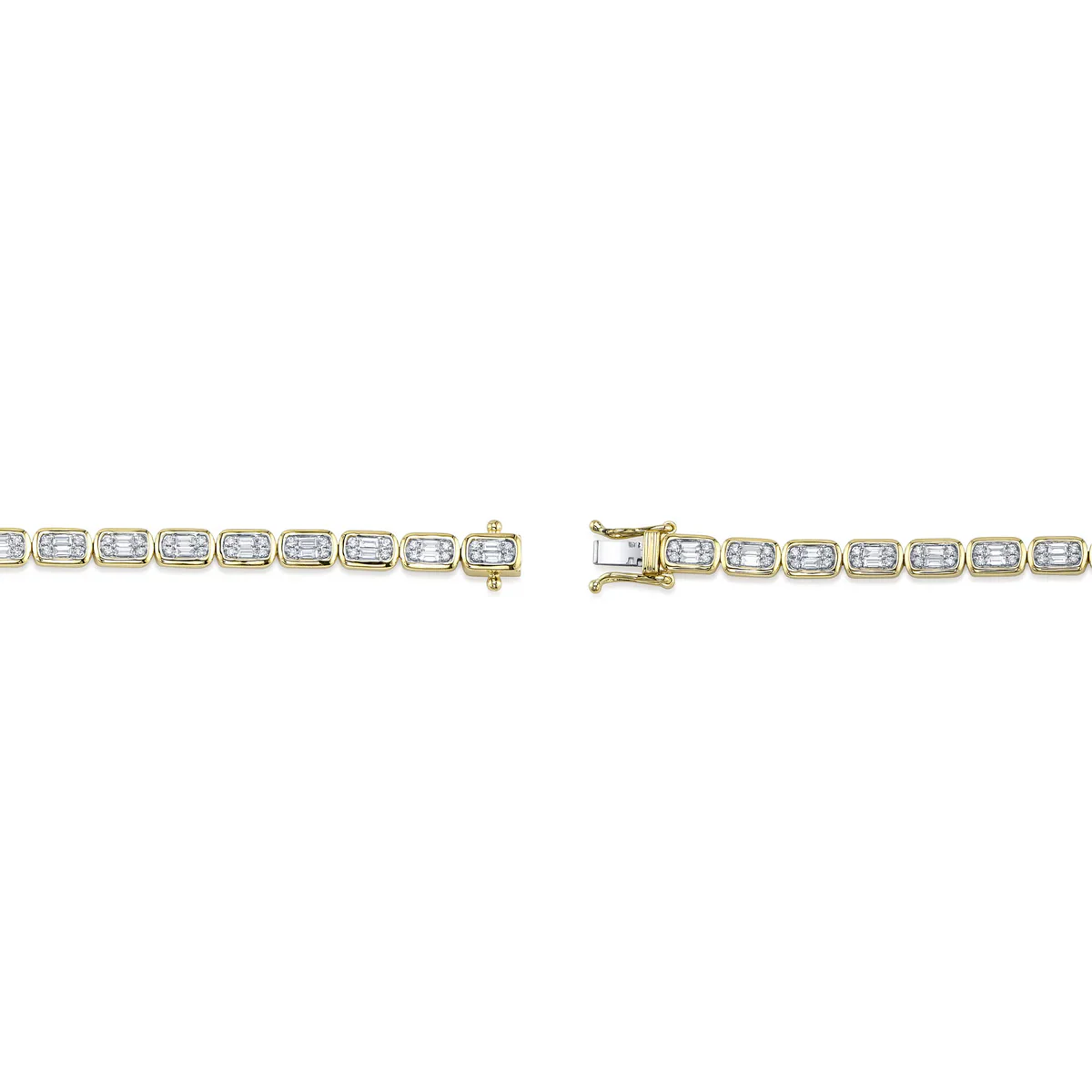 Shy Creation Aleera Diamond Baguette Tennis Bracelet - Image 3