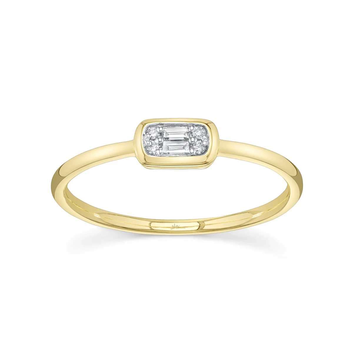 Shy Creation Aleera Diamond Baguette Ring - Image 2