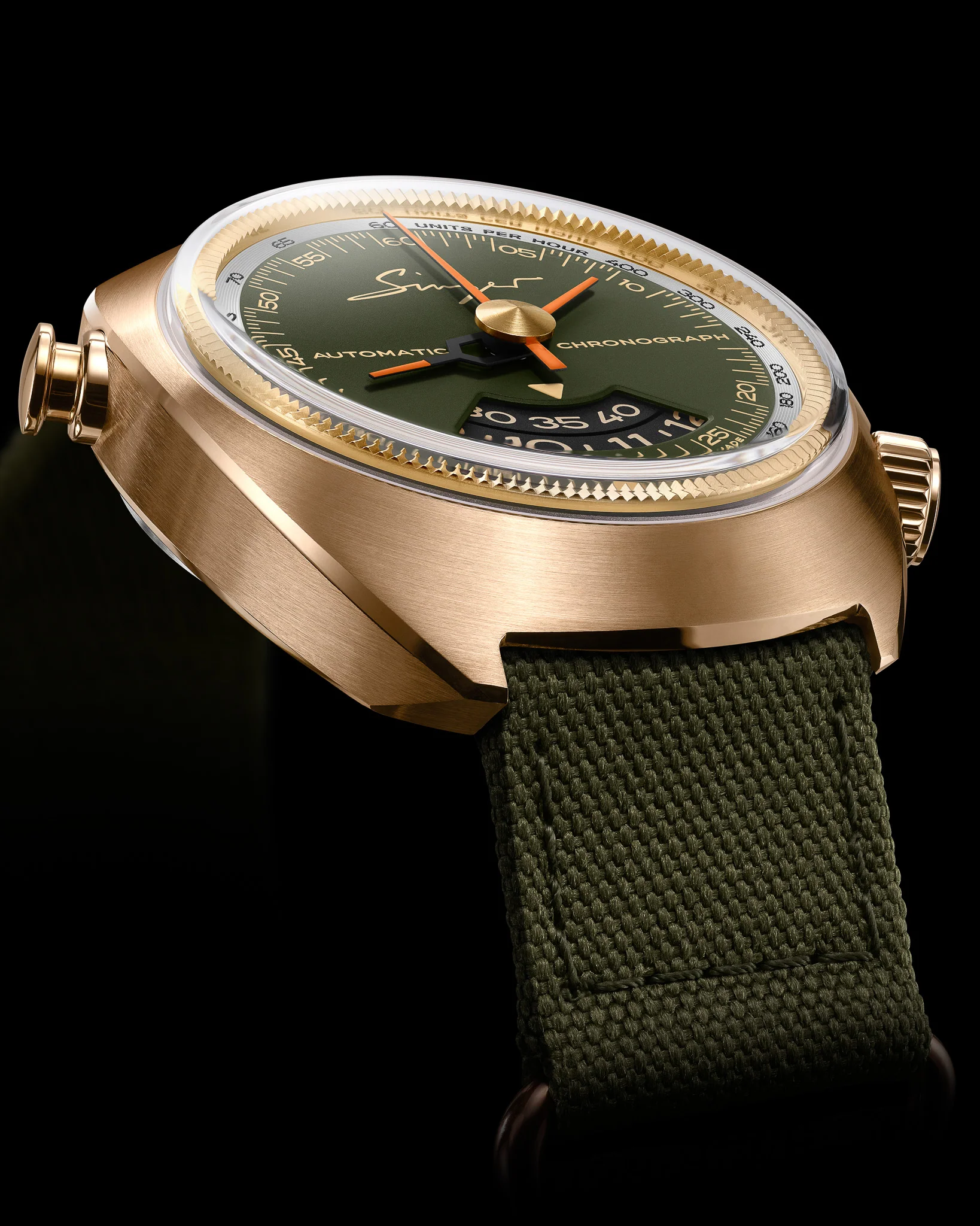 Singer Reimagined 1969 Bronze Chronograph SR203 - Image 3