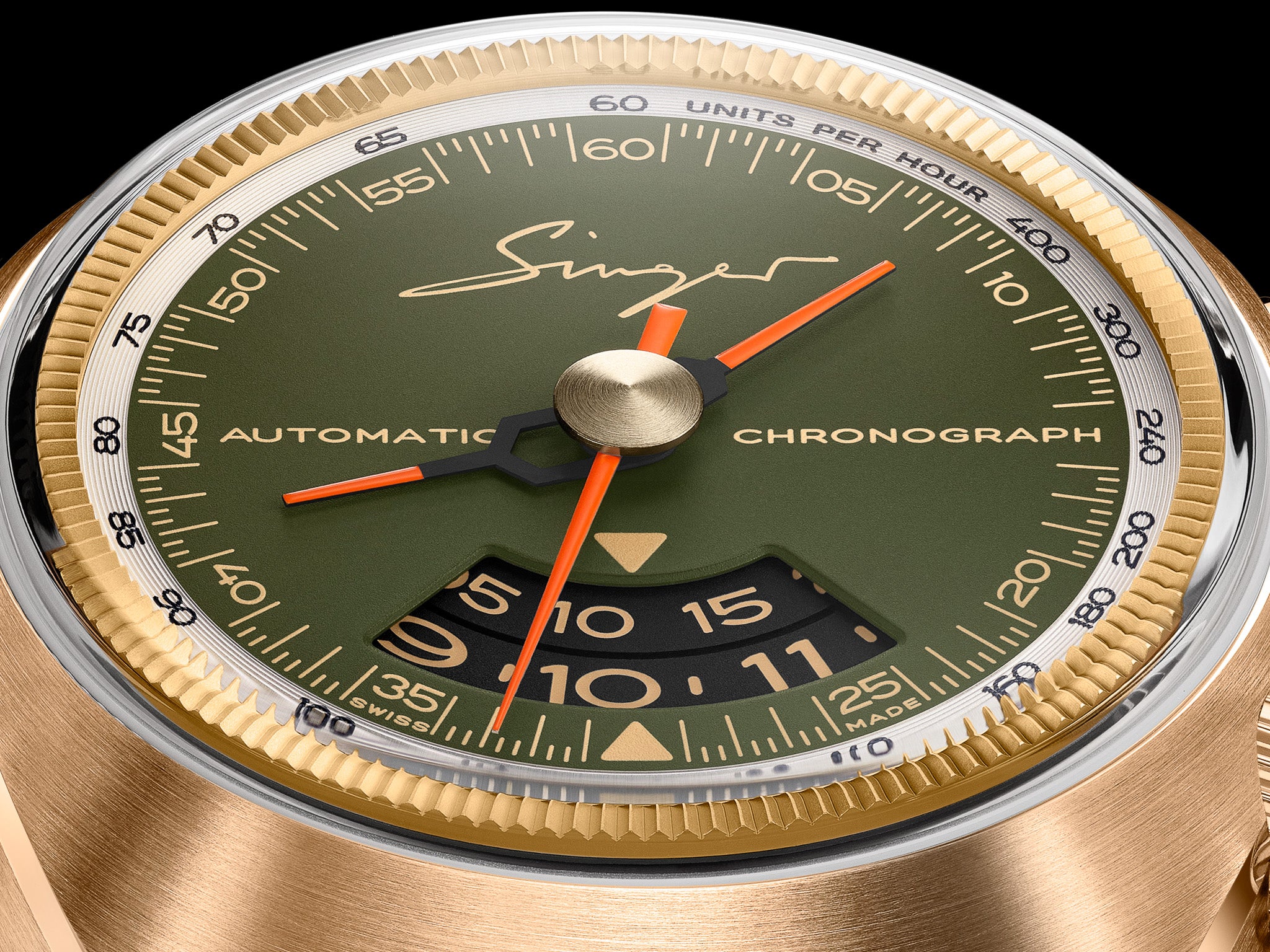 Singer Reimagined 1969 Bronze Chronograph SR203 - Image 5