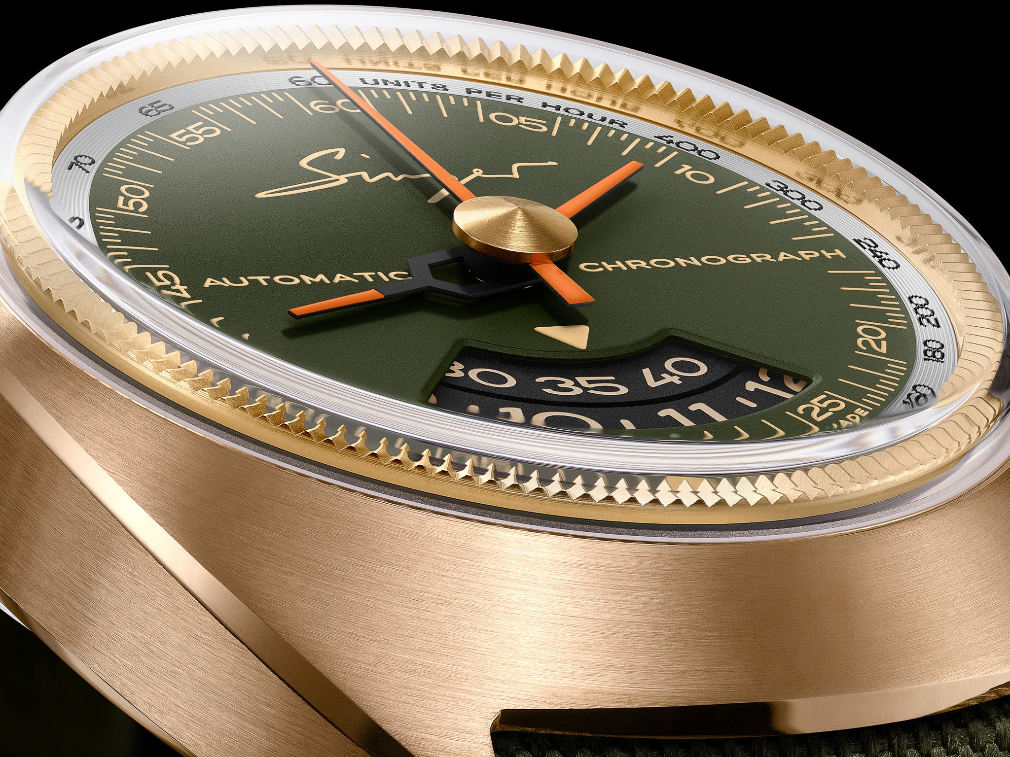 Singer Reimagined 1969 Bronze Chronograph SR203 - Image 6