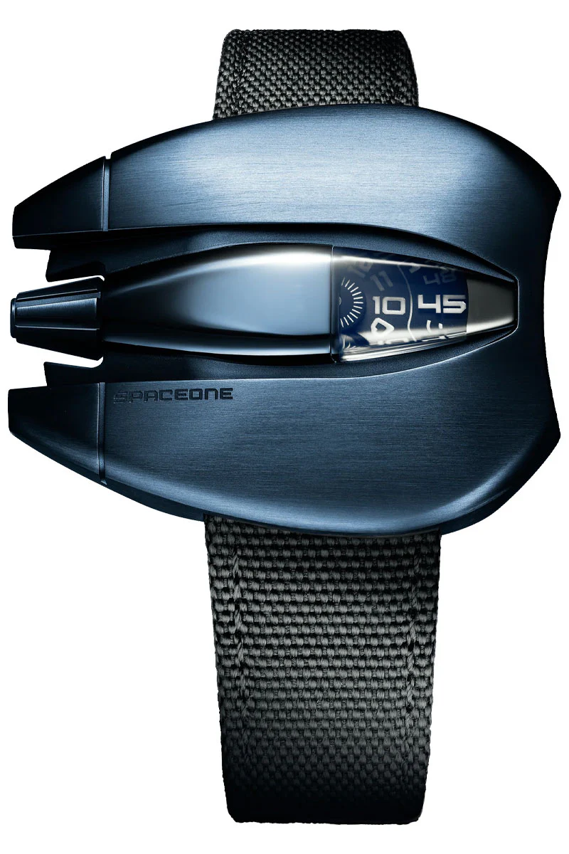 SpaceOne Jumping Hour Steel Blue