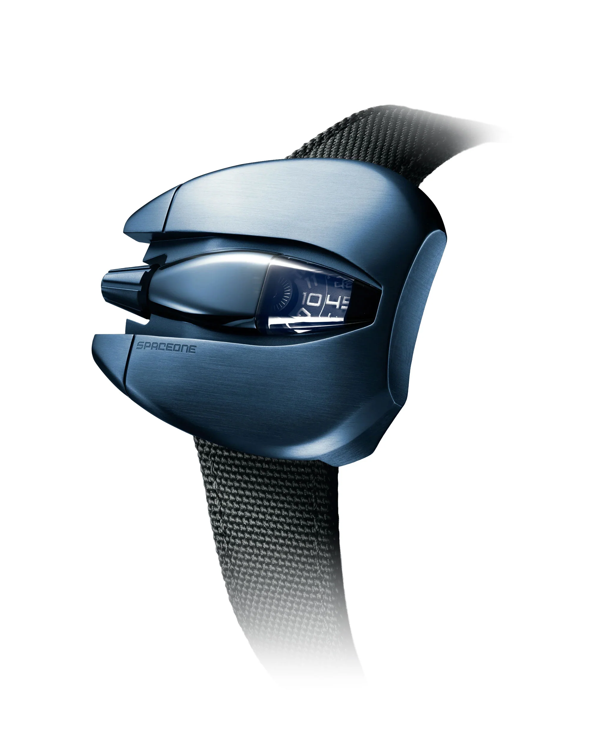 SpaceOne Jumping Hour Steel Blue - Image 3