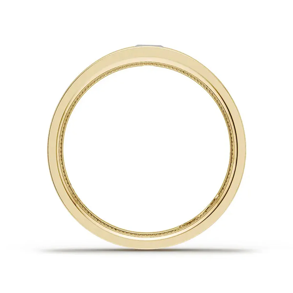 Tacori Diamond Wedding Band In Satin Finish - Image 2