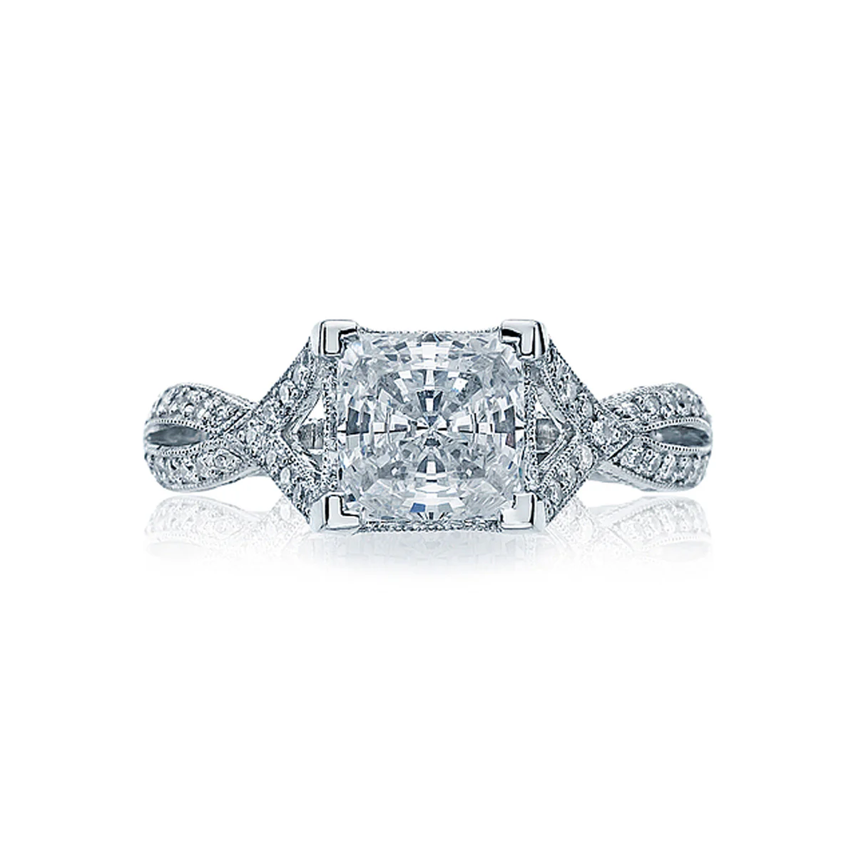 Tacori Ribbon Diamond Engagement Ring