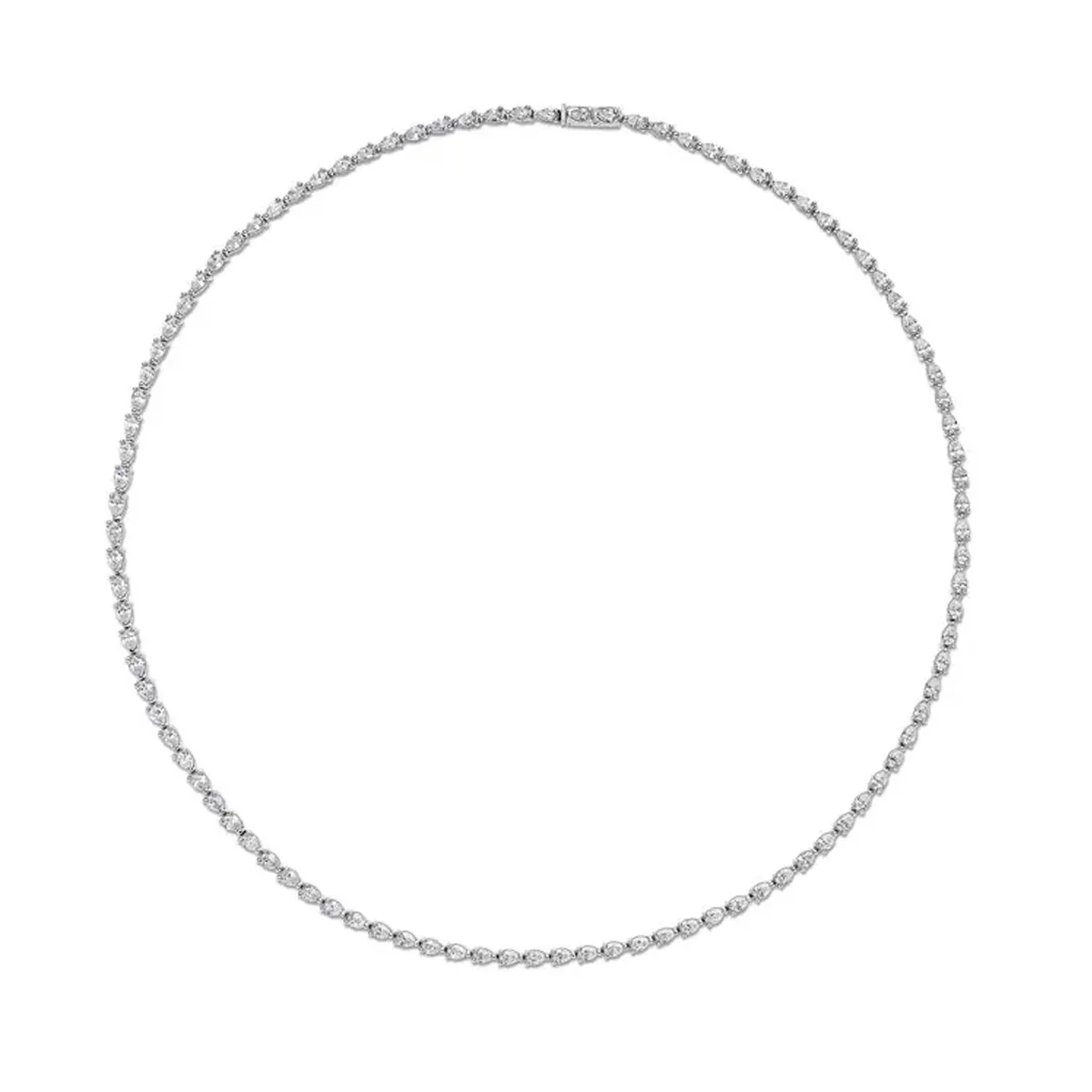 Tacori Pear Diamond Tennis Necklace - Image 2