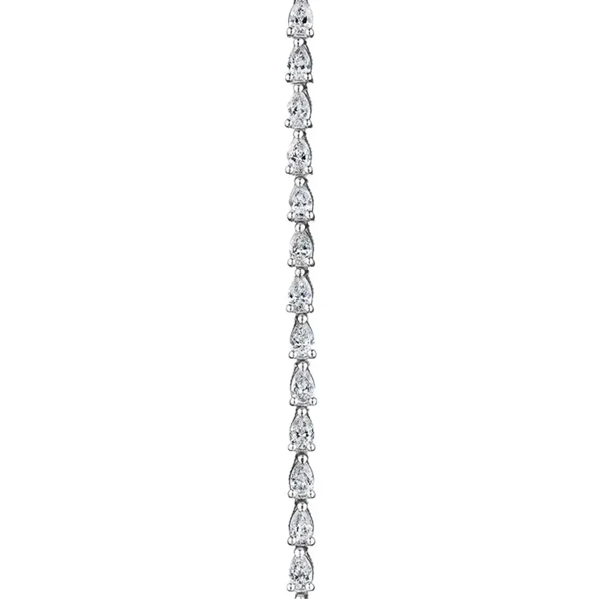 Tacori Pear Diamond Tennis Necklace - Image 3