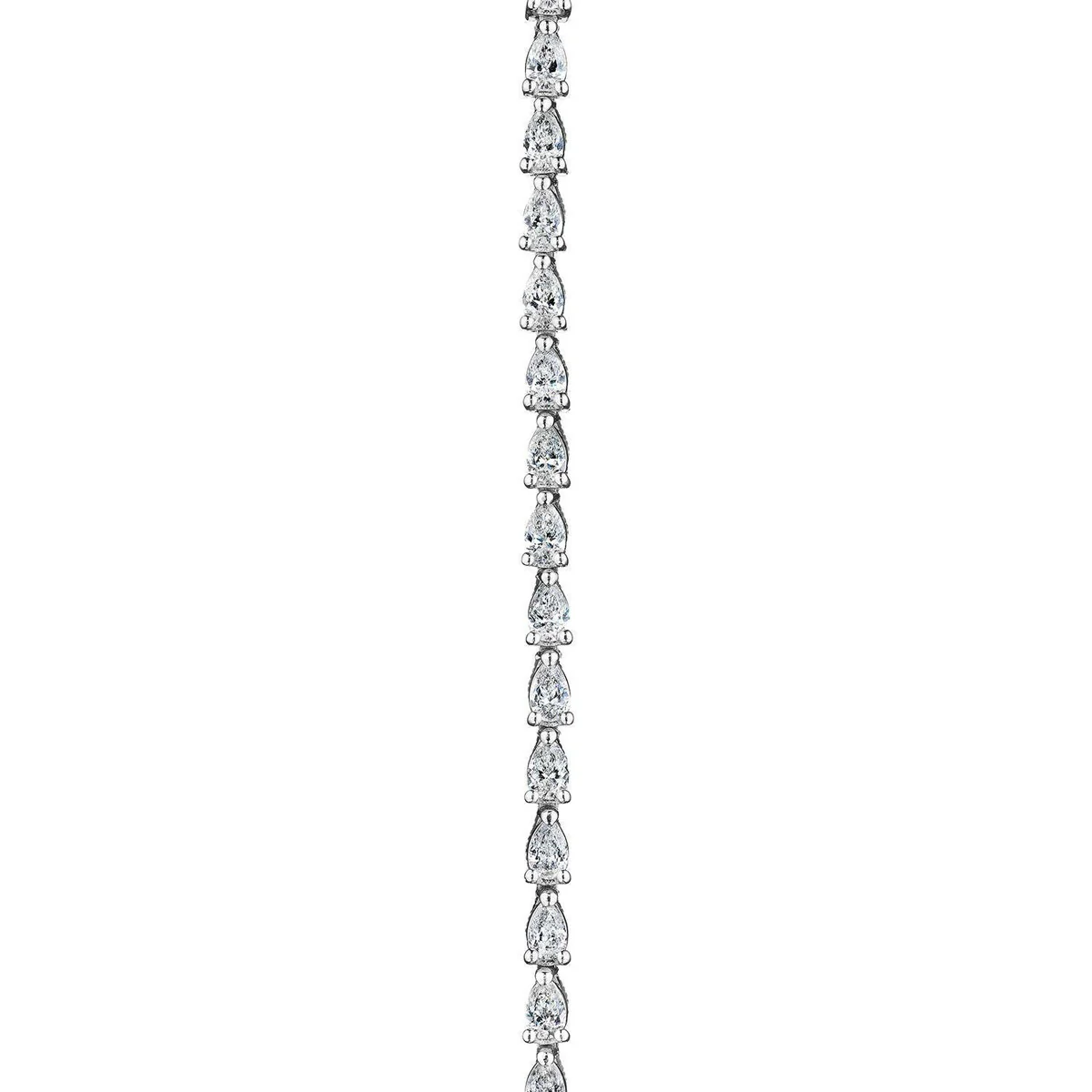 Tacori Stilla Pear Diamond Tennis Necklace - Image 2