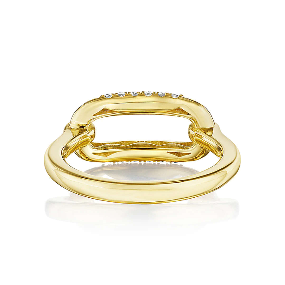 Tacori Crescent Eclipse Link Diamond Ring - Image 2