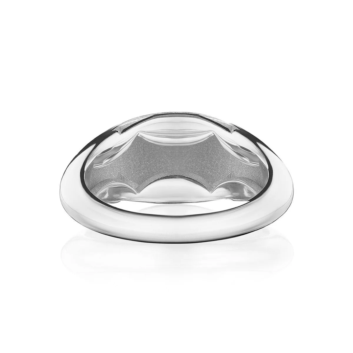 Tacori Crescent Eclipse High Polish Silver Domed Ring - Image 3