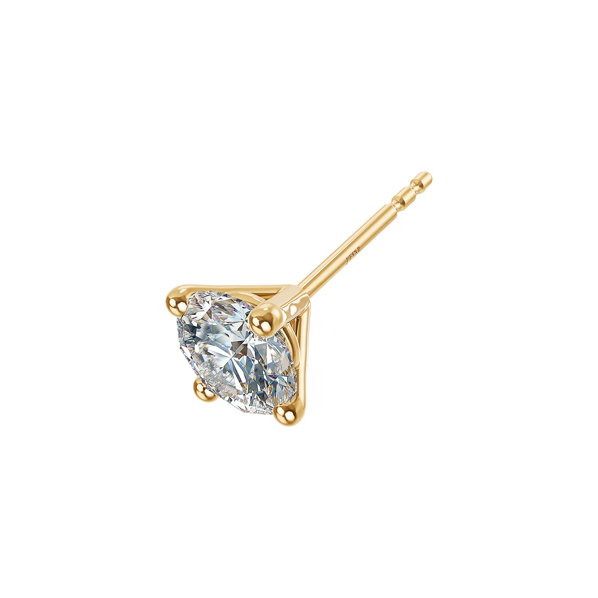 Topper Beyond Ideal Diamonds Lab Grown Diamond Stud Earrings - Image 3