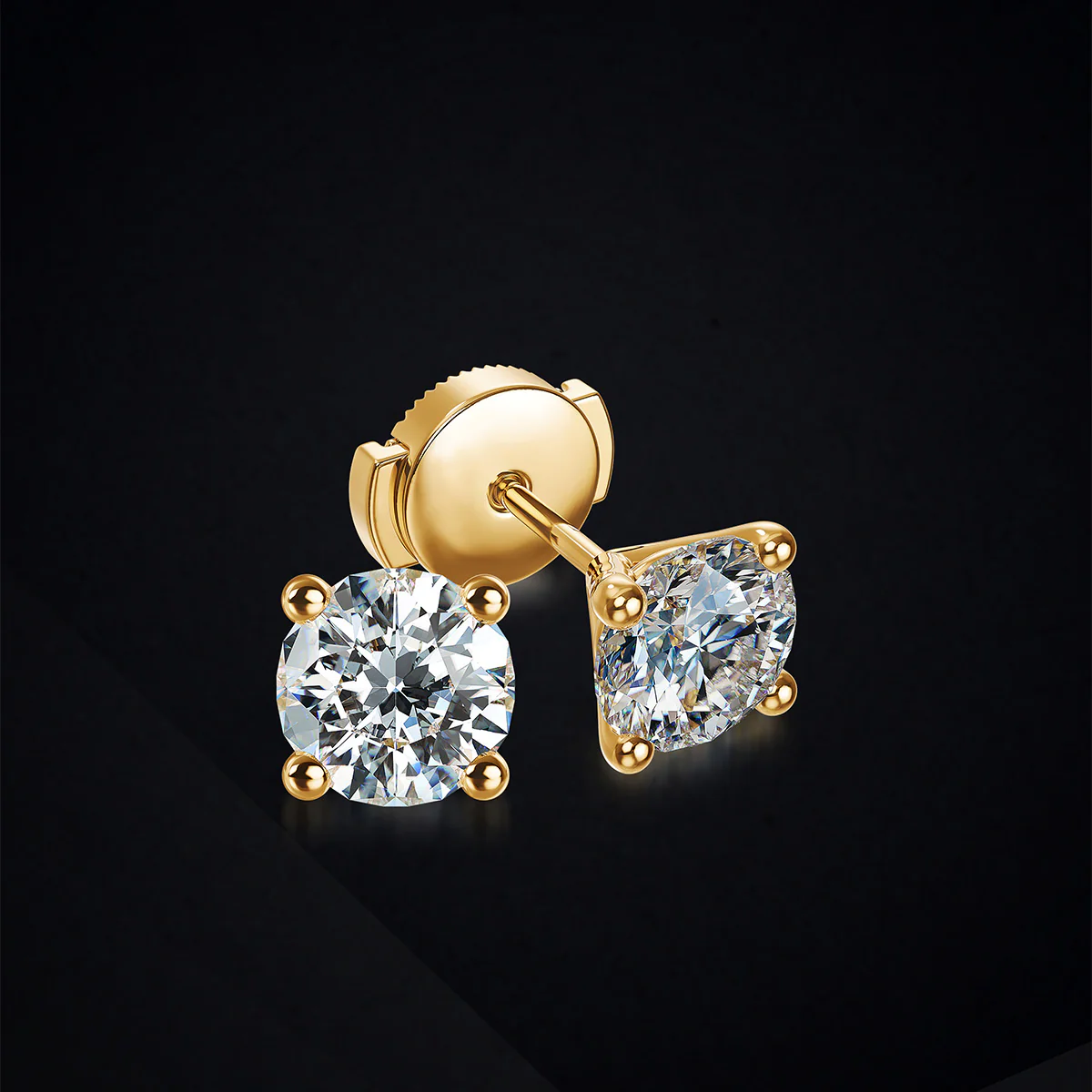 Topper Beyond Ideal Diamonds Lab Grown Diamond Stud Earrings - Image 5
