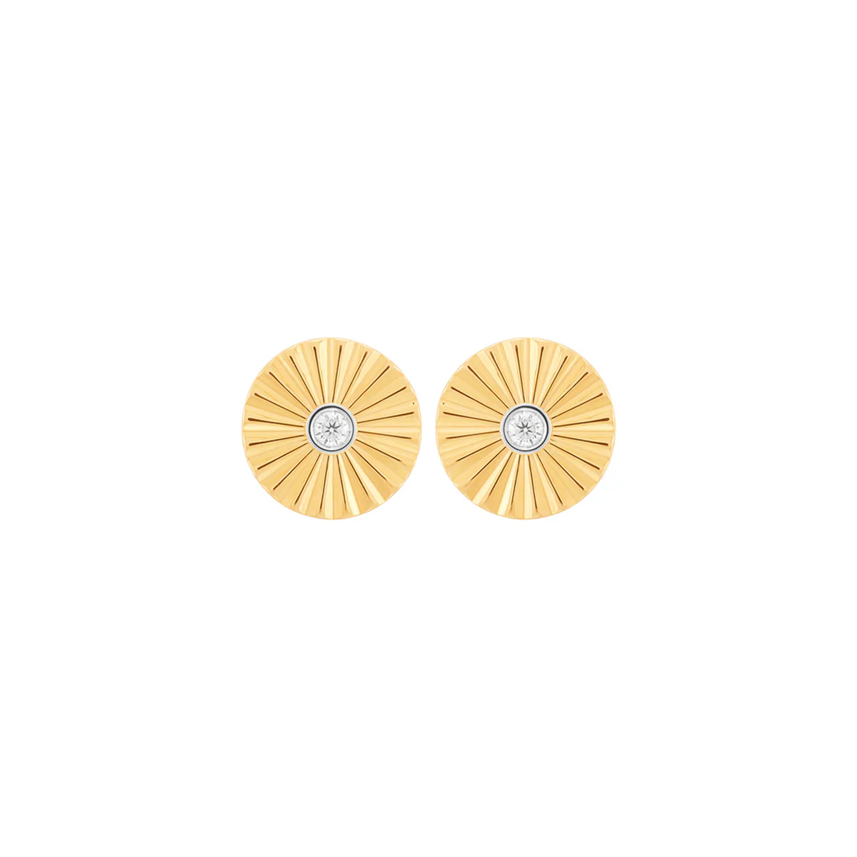 Topper Italia Gold Starburst Earrings