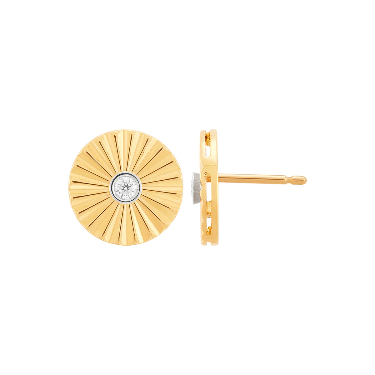 Topper Italia Gold Starburst Earrings - Image 2