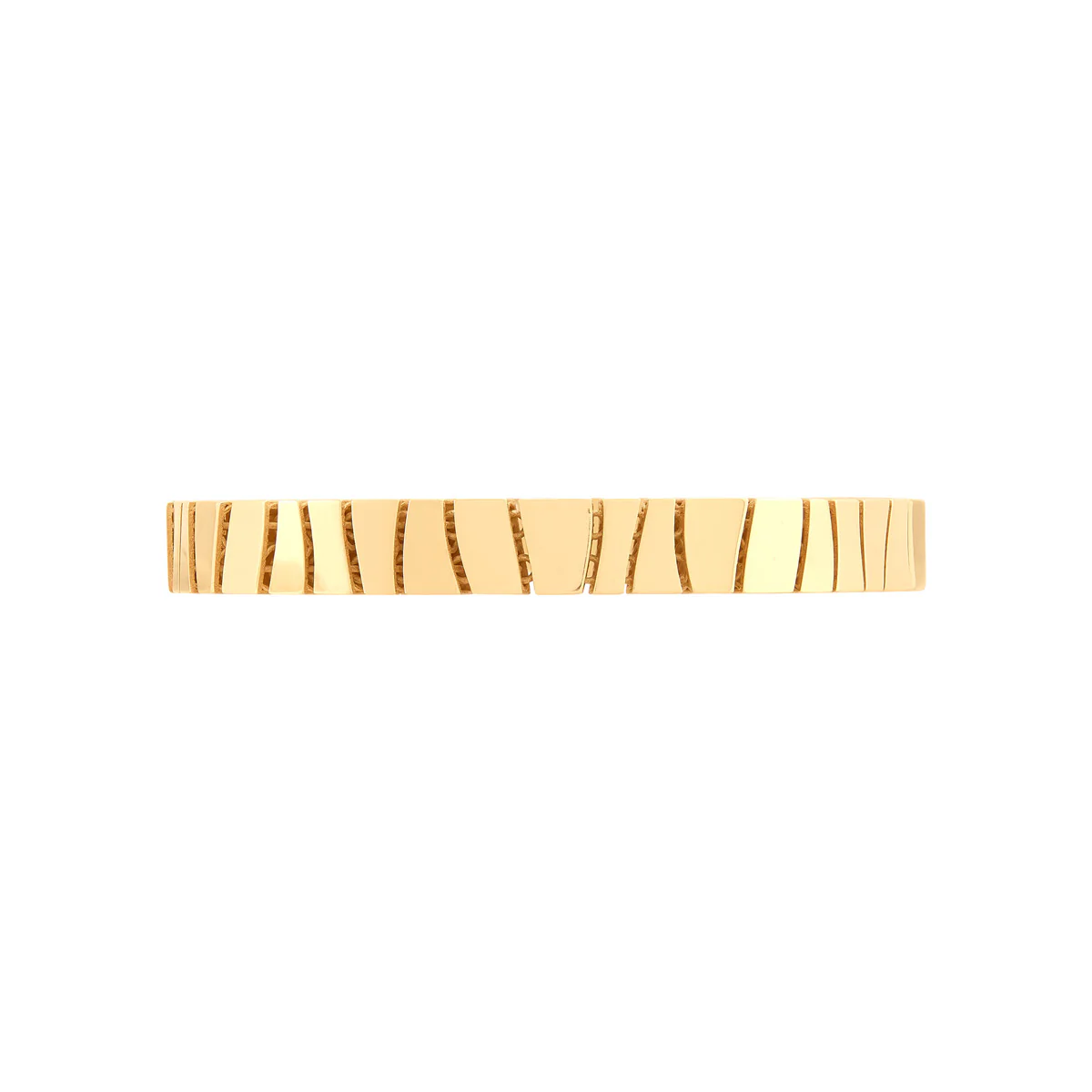 Topper Italia Gold Solid Geometric Bracelet
