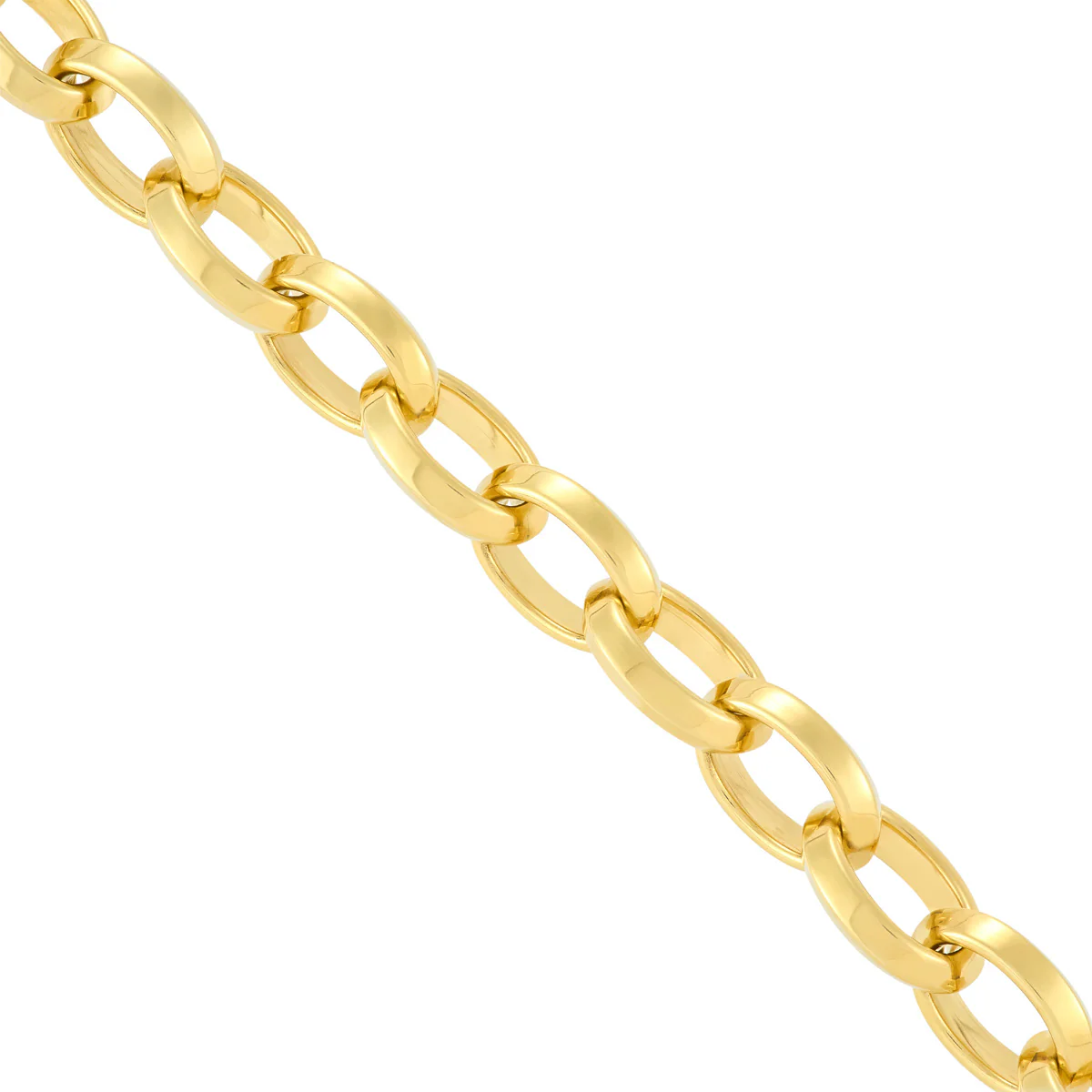 Topper Italia Gold Oval Link Bracelet - Image 2