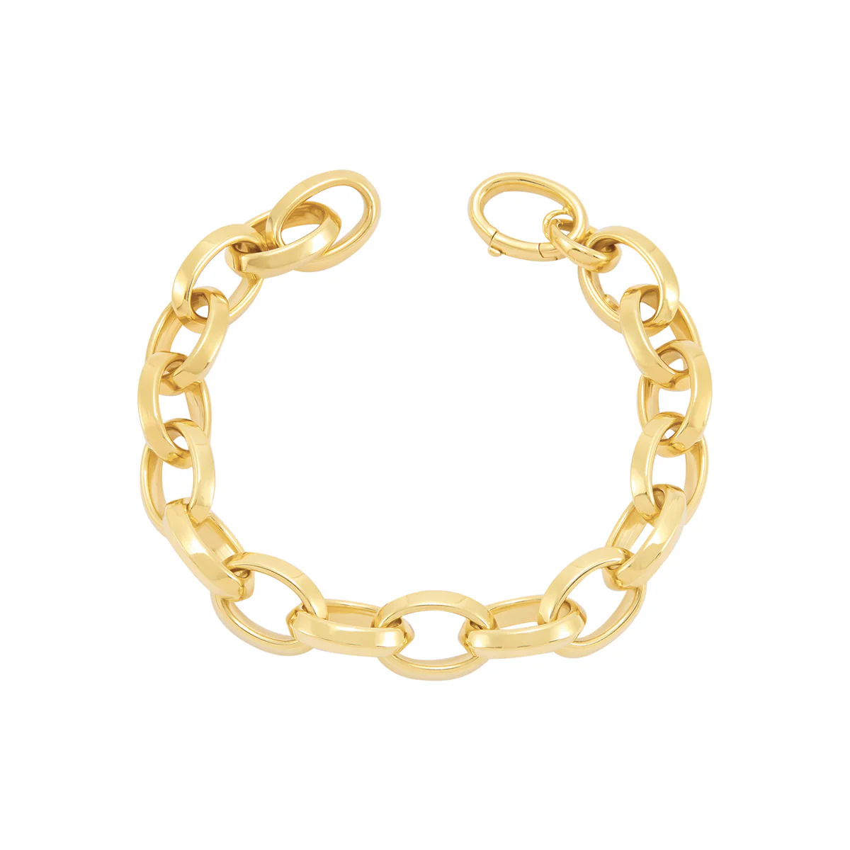 Topper Italia Gold Oval Link Bracelet - Image 4