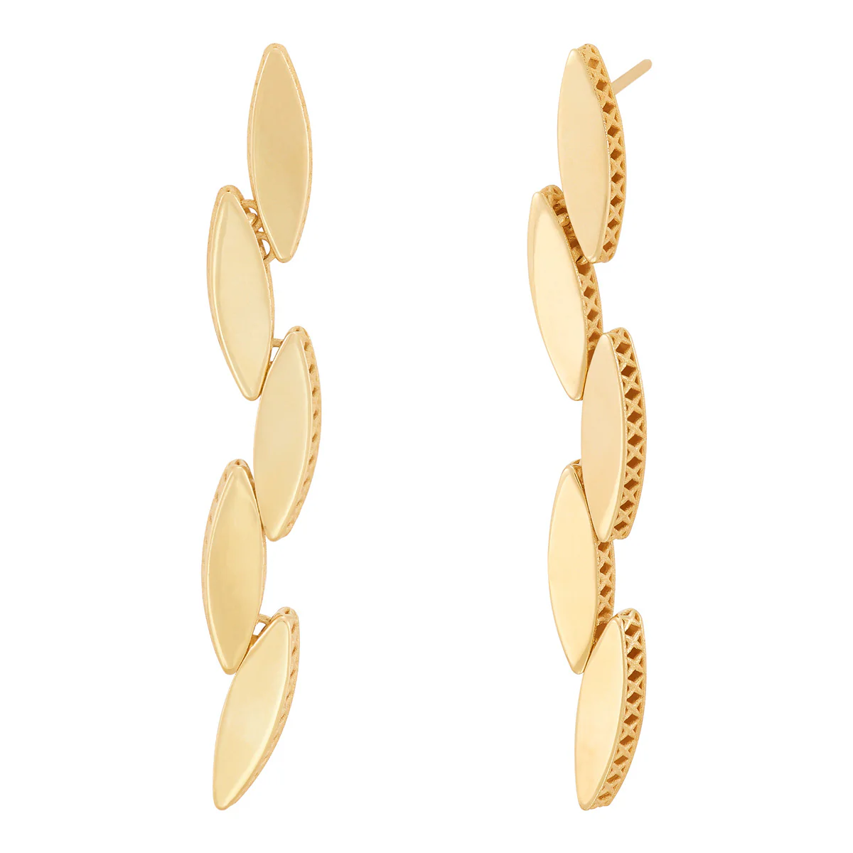 Topper Italia Gold Drop Earrings - Image 3