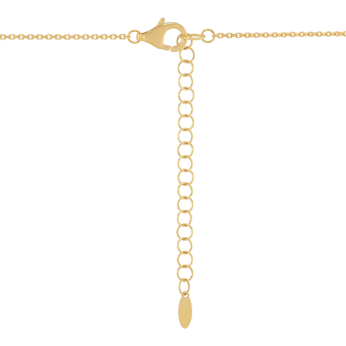 Topper Italia Gold Moveable Square Pendant Necklace - Image 4