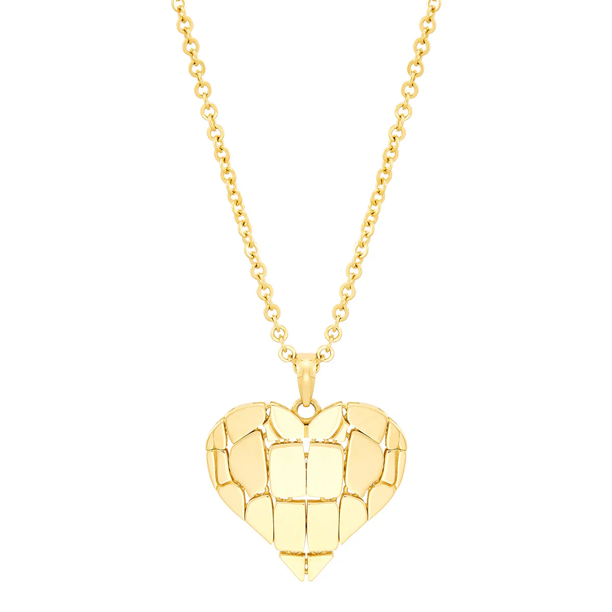 Topper Italia Gold Heart Pendant Necklace