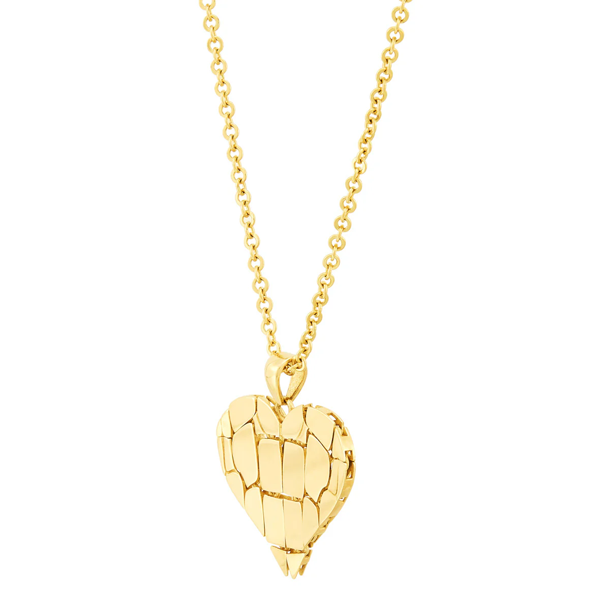 Topper Italia Gold Heart Pendant Necklace - Image 2