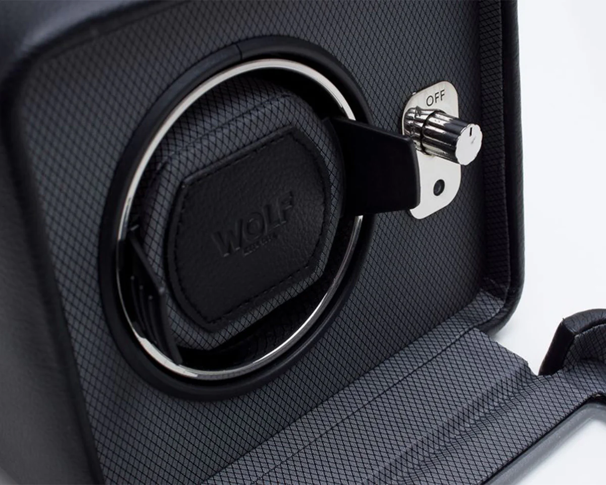 Wolf Windsor Single Watch Winder with Cover - Image 3