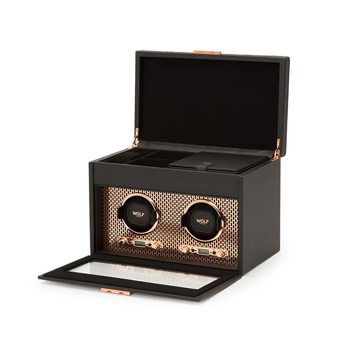 Wolf Axis Double Watch Winder with Storage - Image 3