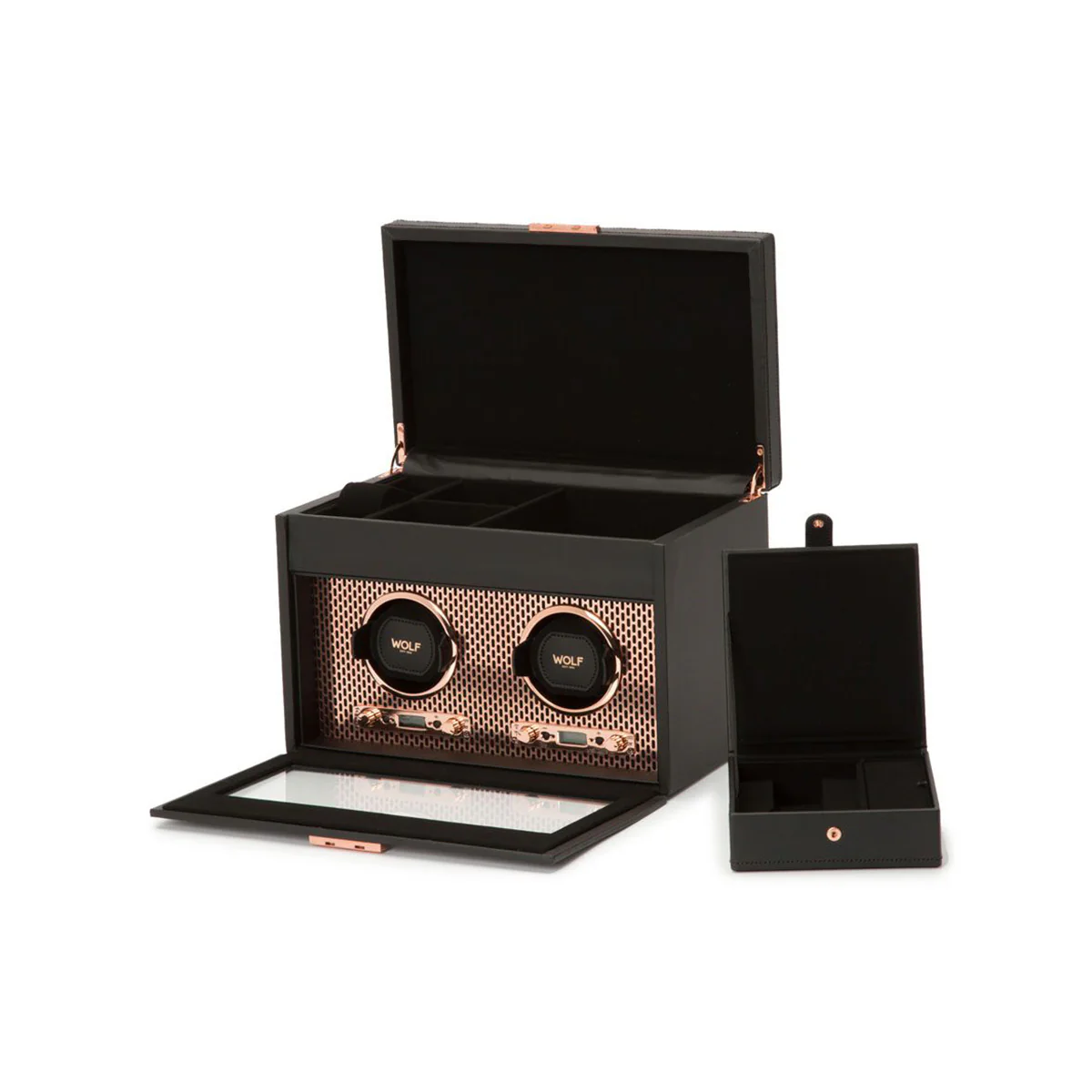 Wolf Axis Double Watch Winder with Storage - Image 4