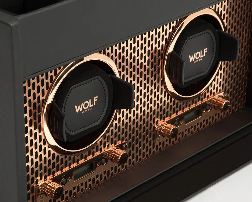 Wolf Axis Double Watch Winder with Storage - Image 5