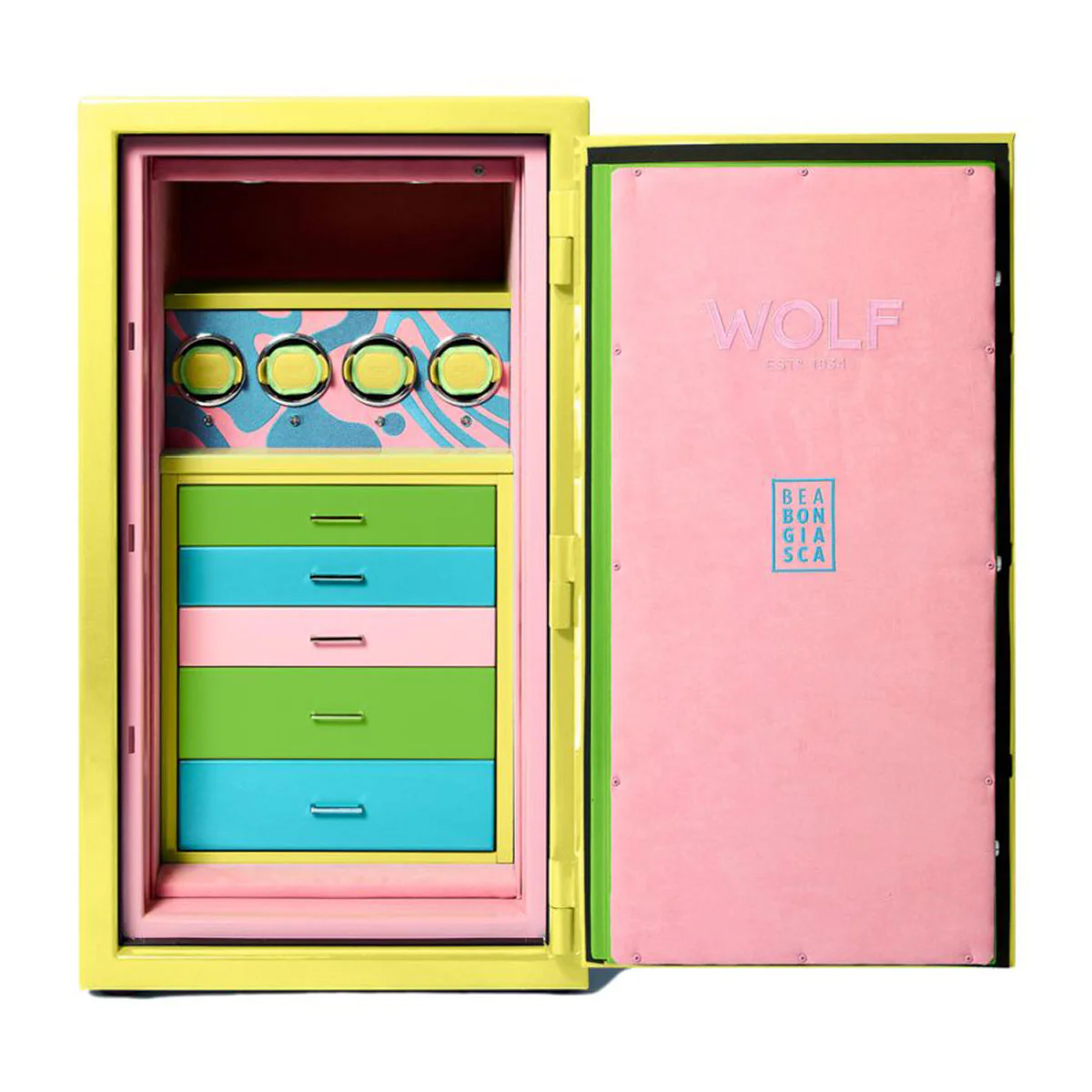 Wolf Bea Bongiasca 4 Piece Watch Winder Safe - Image 3