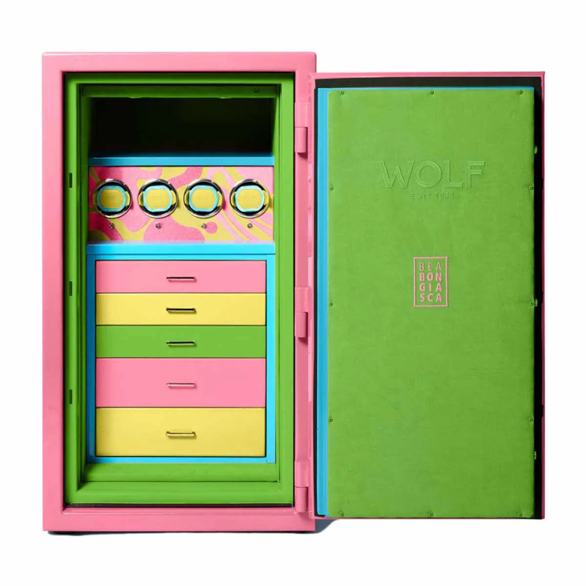 Wolf Bea Bongiasca 4 Piece Watch Winder Safe - Image 3