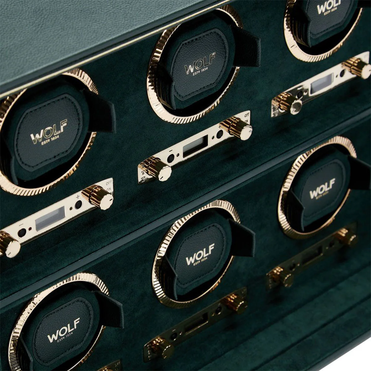 Wolf British Racing 8 Piece Watch Winder - Image 3