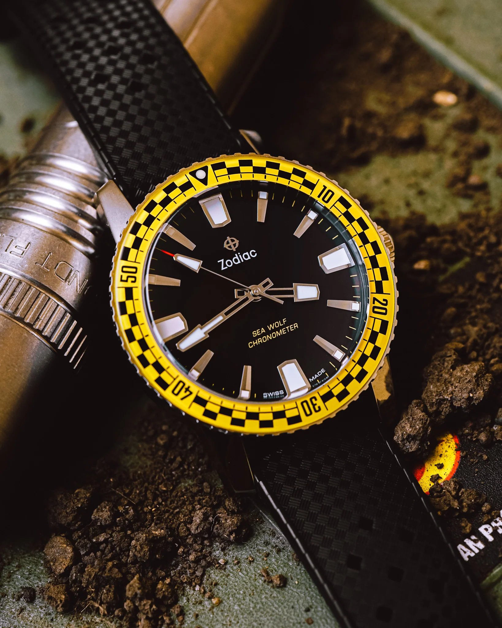 Zodiac Sea Wolf Topper Limited Edition "Rally" (Yellow) ZO9272 - Image 5