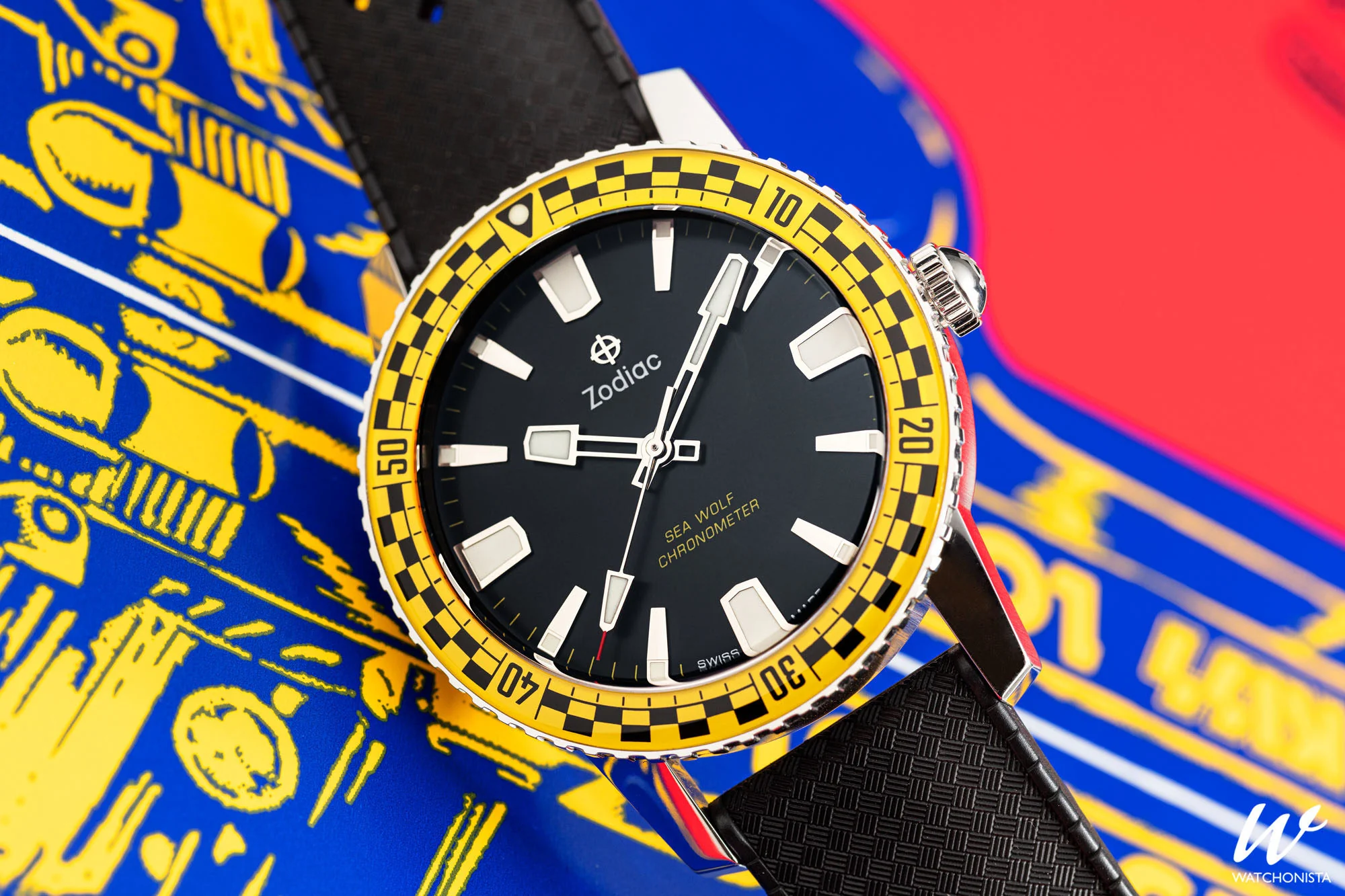 Zodiac Sea Wolf Topper Limited Edition "Rally" (Yellow) ZO9272 - Image 6