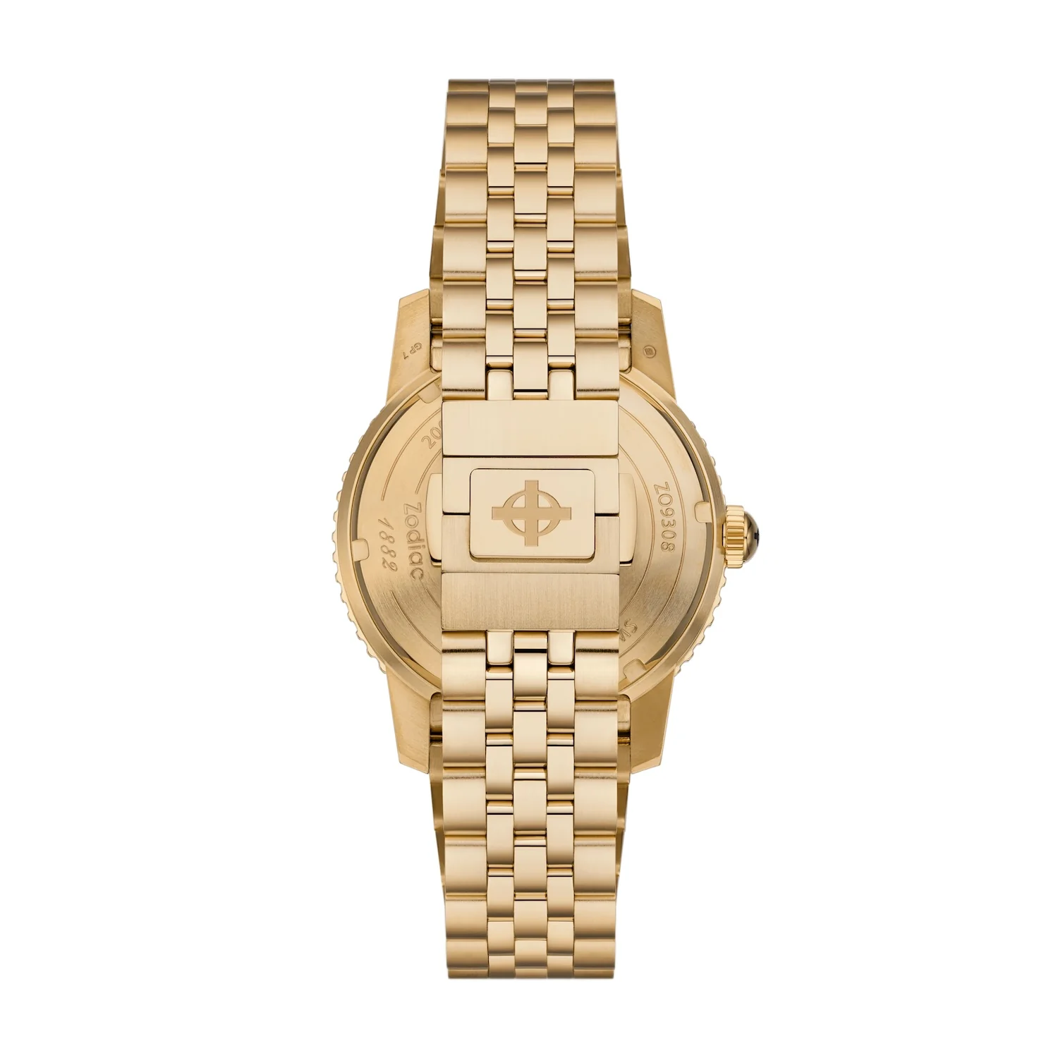 Zodiac Super Sea Wolf Compression 18K Gold-Plated Automatic ZO9308 - Image 4