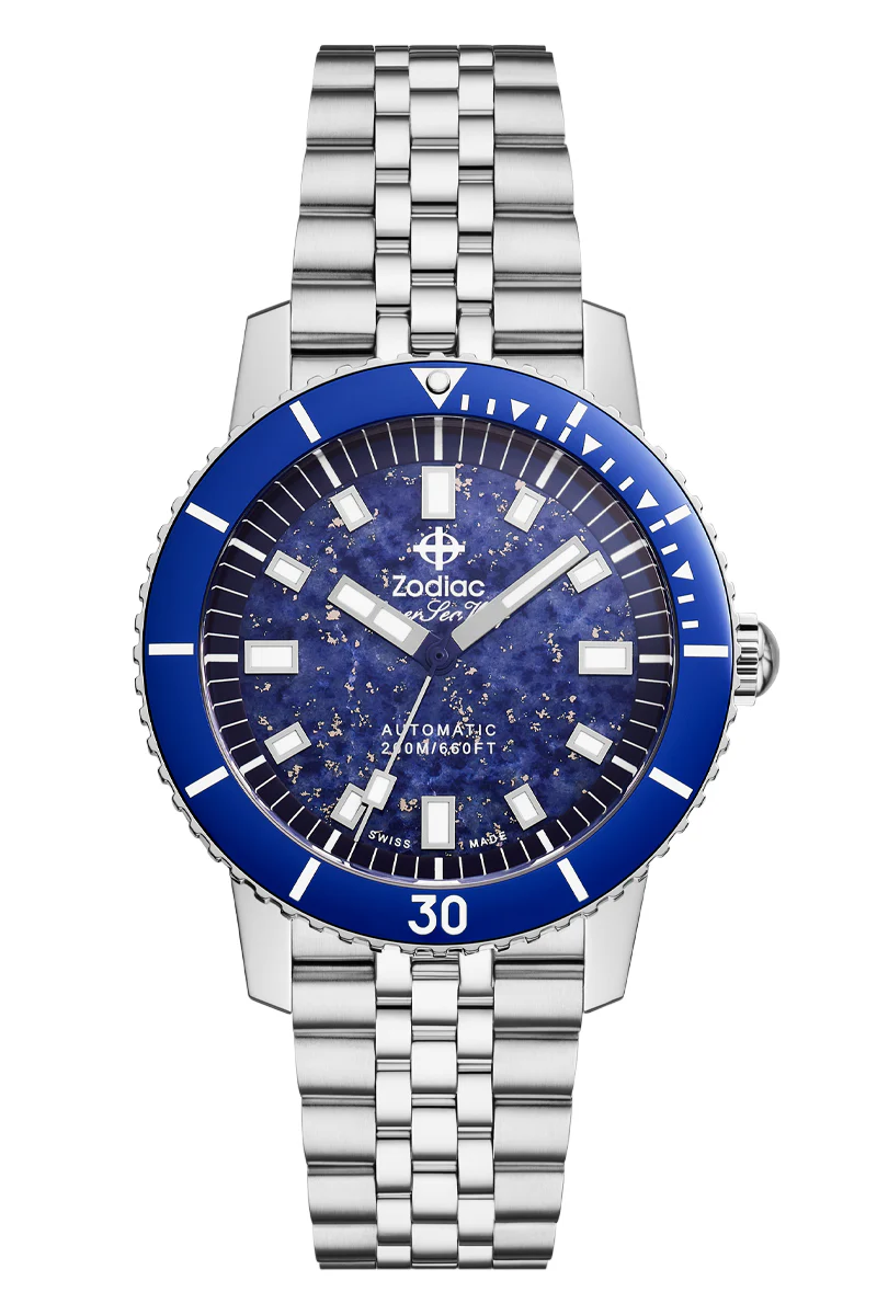 Zodiac 'Stone Wolf' Compression Lapis Lazuli ZO9312