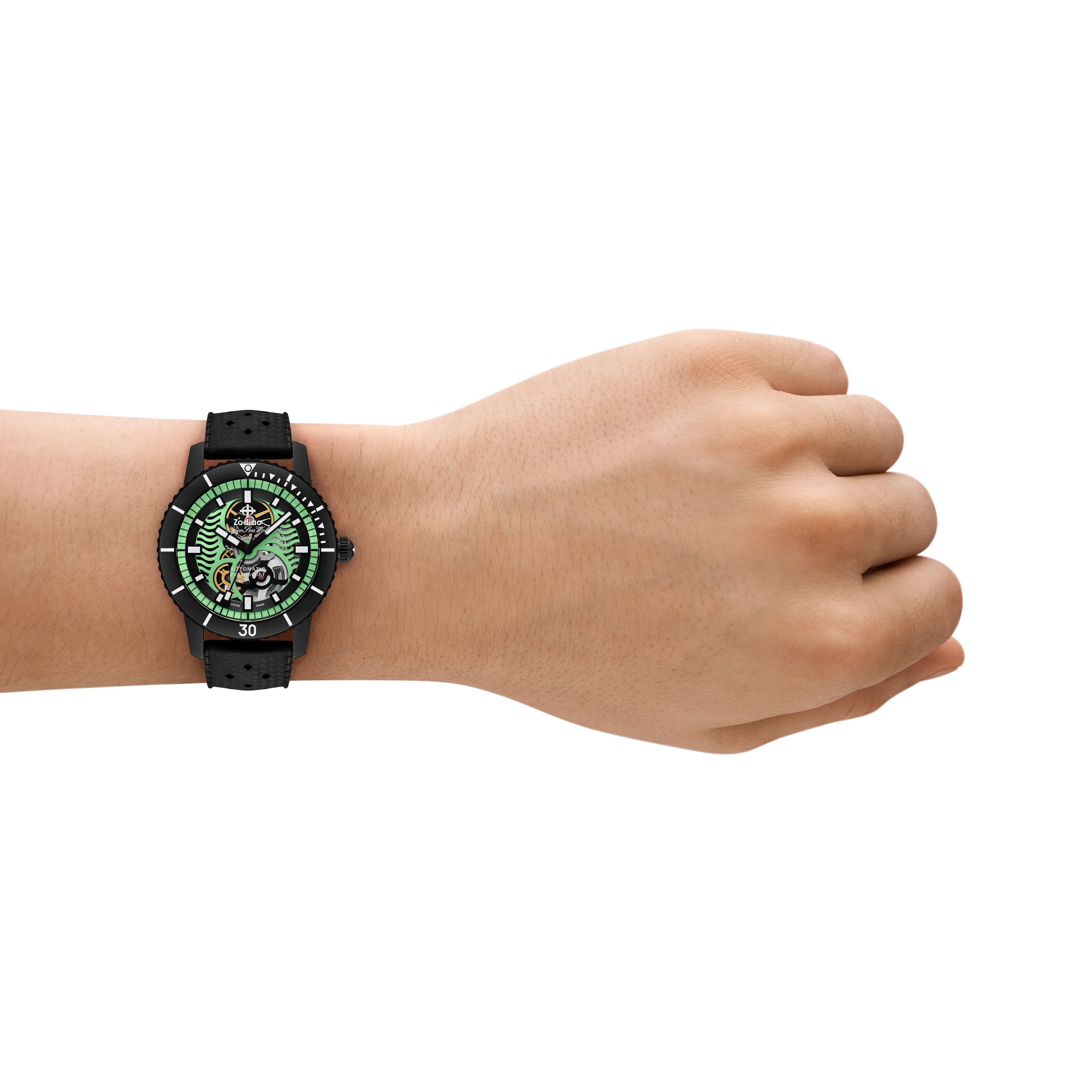 Zodiac Super Sea Wolf Night Diver Skeleton ZO9318 - Image 6